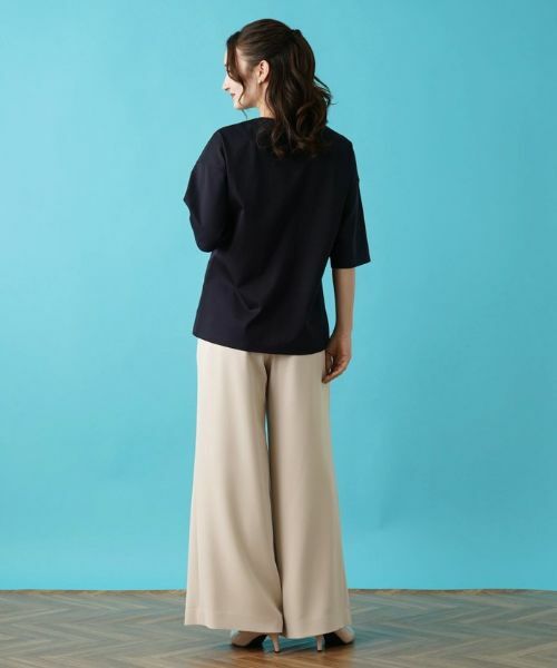 Leilian / レリアン カットソー | サイドタックアシメカットソー | 詳細6