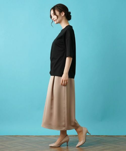 Leilian / レリアン カットソー | サイドタックアシメカットソー | 詳細8