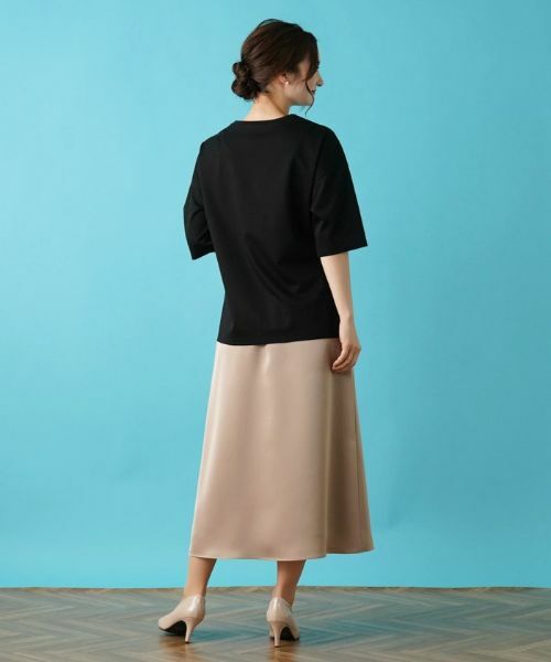 Leilian / レリアン カットソー | サイドタックアシメカットソー | 詳細9