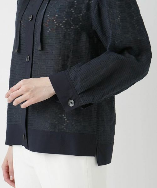 Leilian / レリアン その他アウター | レースフーディージャケット | 詳細11