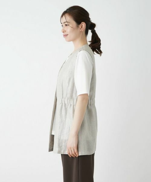 Leilian / レリアン テーラードジャケット | 箔プリントベスト【ROCHAS Premiere】 | 詳細27