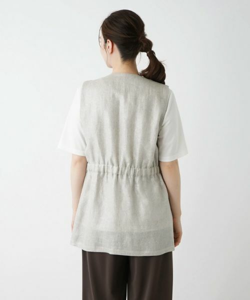 Leilian / レリアン テーラードジャケット | 箔プリントベスト【ROCHAS Premiere】 | 詳細28