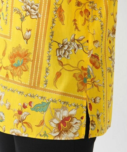 Leilian / レリアン シャツ・ブラウス | 花柄パネルプリントブラウス【ROCHAS Premiere】 | 詳細10