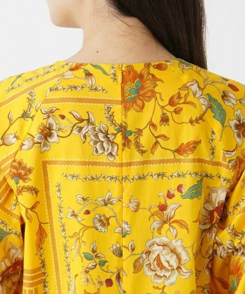 Leilian / レリアン シャツ・ブラウス | 花柄パネルプリントブラウス【ROCHAS Premiere】 | 詳細8