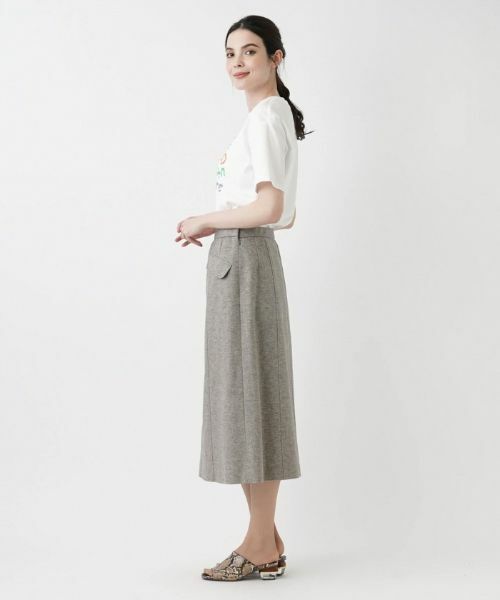 Leilian / レリアン ミニ・ひざ丈スカート | Aラインスカート | 詳細2