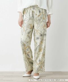 Leilian / レリアン その他パンツ | リーフプリントイージーパンツ