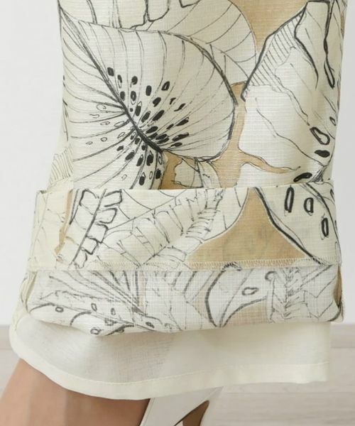 Leilian / レリアン その他パンツ | リーフプリントイージーパンツ | 詳細10