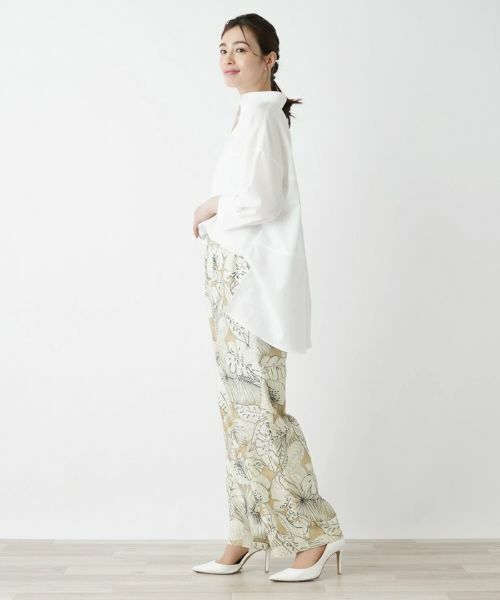 Leilian / レリアン その他パンツ | リーフプリントイージーパンツ | 詳細2