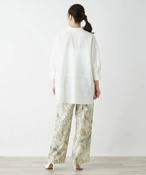 Leilian / レリアン その他パンツ | リーフプリントイージーパンツ | 詳細3