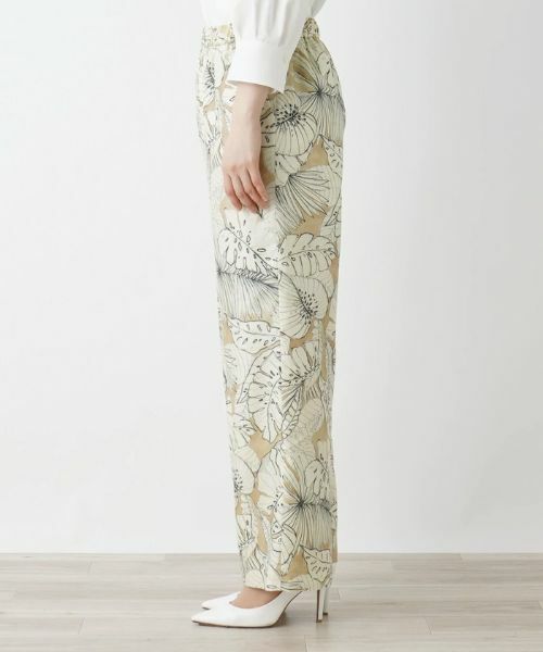 Leilian / レリアン その他パンツ | リーフプリントイージーパンツ | 詳細5