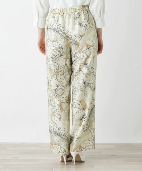 Leilian / レリアン その他パンツ | リーフプリントイージーパンツ | 詳細6