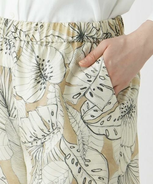 Leilian / レリアン その他パンツ | リーフプリントイージーパンツ | 詳細8