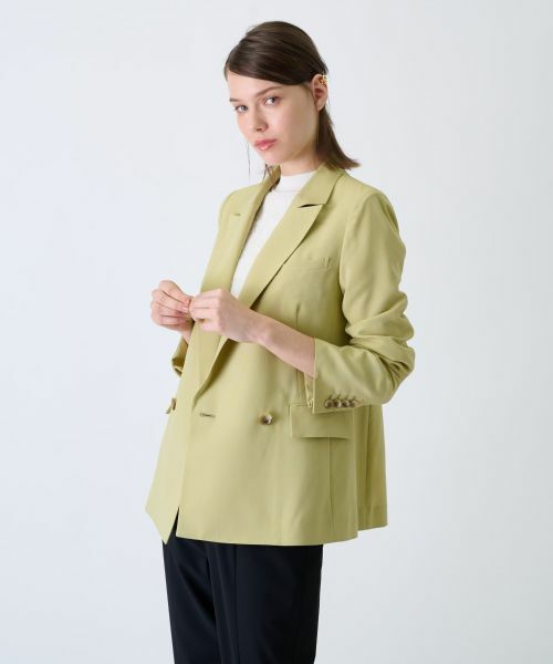Leilian / レリアン テーラードジャケット | ダブルジャケット | 詳細2