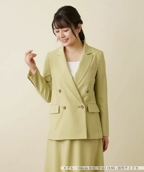 Leilian / レリアン テーラードジャケット | ダブルジャケット | 詳細22