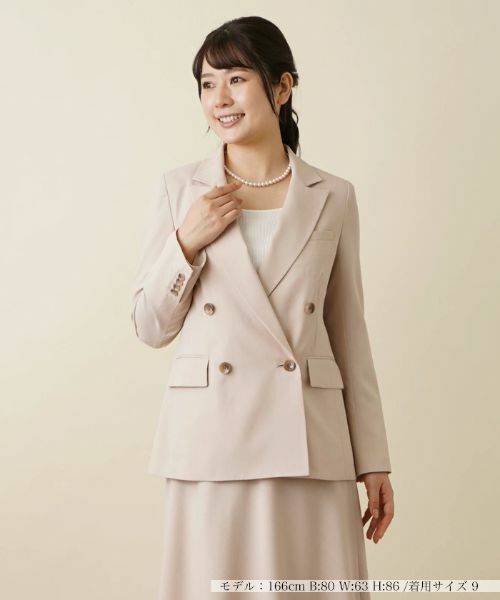 Leilian / レリアン テーラードジャケット | ダブルジャケット | 詳細26