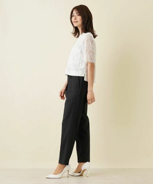 Leilian / レリアン シャツ・ブラウス | 総レース半袖ブラウス | 詳細10