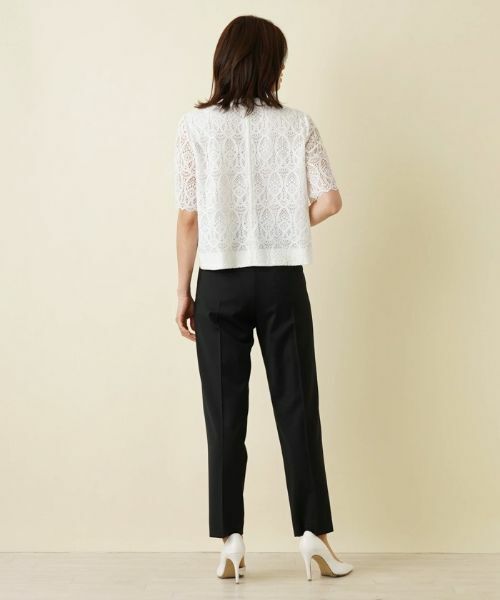 Leilian / レリアン シャツ・ブラウス | 総レース半袖ブラウス | 詳細11