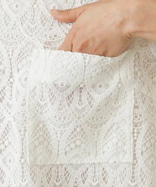 Leilian / レリアン シャツ・ブラウス | 総レース半袖ブラウス | 詳細19