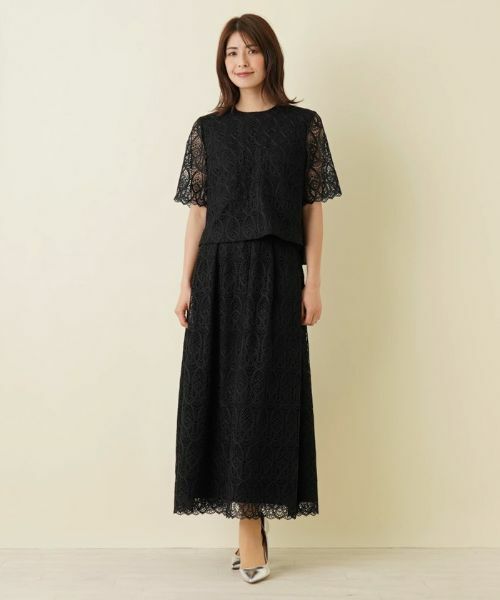 Leilian / レリアン シャツ・ブラウス | 総レース半袖ブラウス | 詳細22