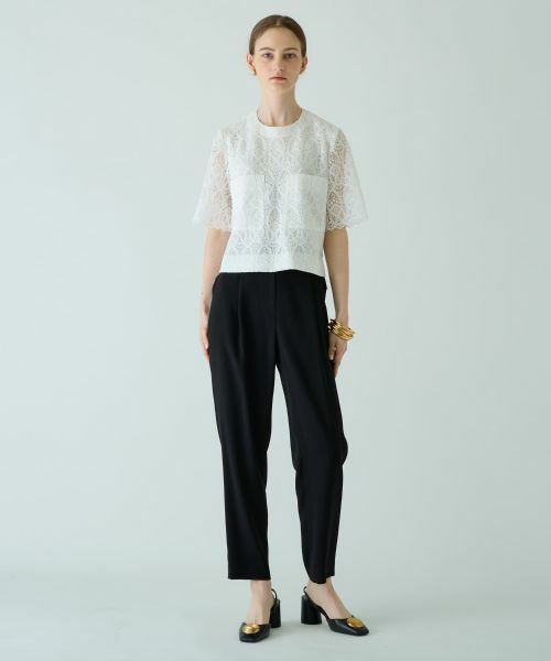 Leilian / レリアン シャツ・ブラウス | 総レース半袖ブラウス | 詳細4