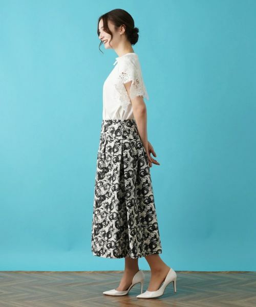 Leilian / レリアン ミニ・ひざ丈スカート | フレアスカート | 詳細6