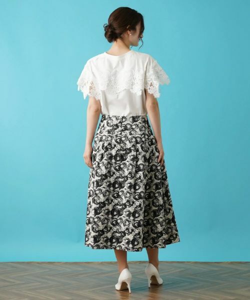 Leilian / レリアン ミニ・ひざ丈スカート | フレアスカート | 詳細7