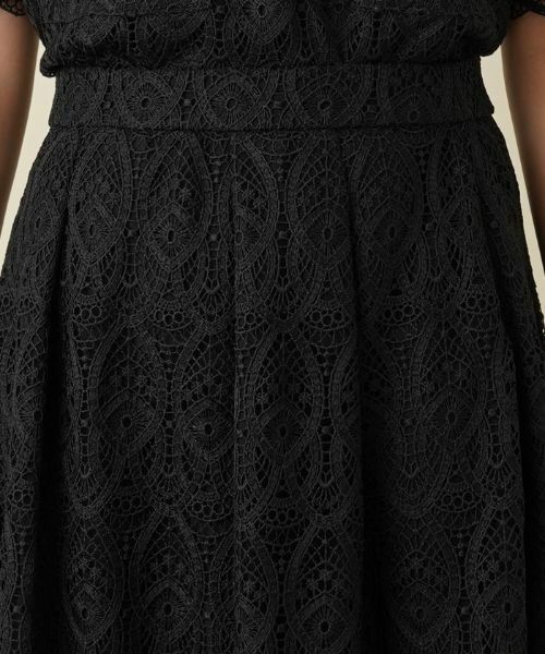 Leilian / レリアン ミニ・ひざ丈スカート | レースロングフレアスカート | 詳細11