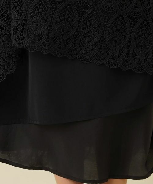 Leilian / レリアン ミニ・ひざ丈スカート | レースロングフレアスカート | 詳細14
