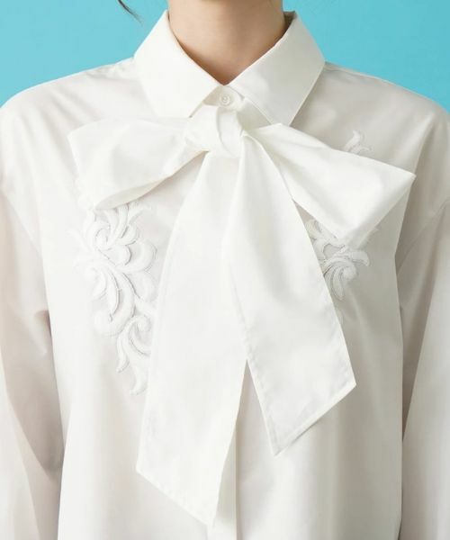 Leilian / レリアン シャツ・ブラウス | リボンタイブラウス | 詳細10