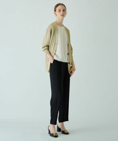 Leilian / レリアン カーディガン・ボレロ | Vネックカーディガン【Leilian WHITE LABEL】 | 詳細11