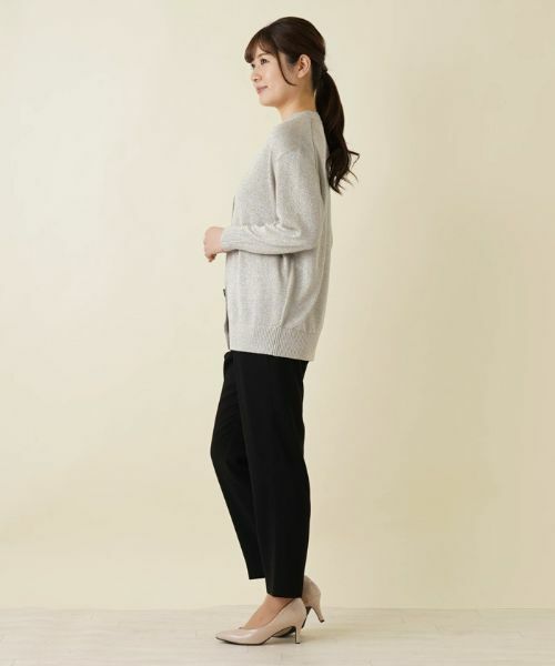 Leilian / レリアン カーディガン・ボレロ | Vネックカーディガン【Leilian WHITE LABEL】 | 詳細14