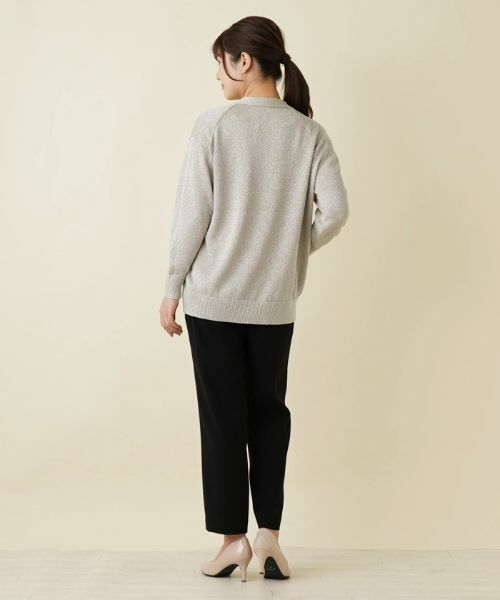 Leilian / レリアン カーディガン・ボレロ | Vネックカーディガン【Leilian WHITE LABEL】 | 詳細15