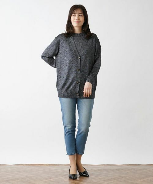 Leilian / レリアン カーディガン・ボレロ | Vネックカーディガン【Leilian WHITE LABEL】 | 詳細20