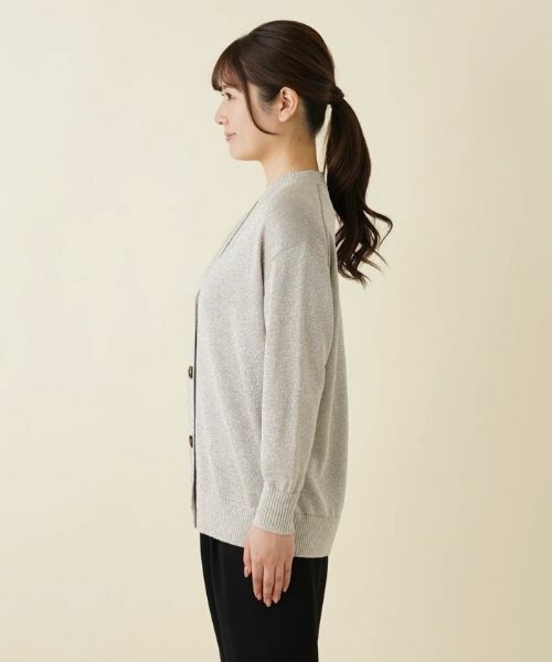 Leilian / レリアン カーディガン・ボレロ | Vネックカーディガン【Leilian WHITE LABEL】 | 詳細24