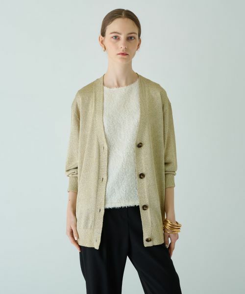 Leilian / レリアン カーディガン・ボレロ | Vネックカーディガン【Leilian WHITE LABEL】 | 詳細6