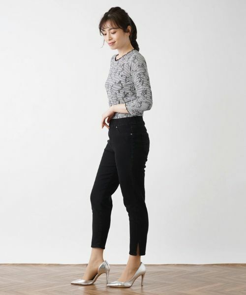 Leilian / レリアン デニムパンツ | スリムカラーデニムパンツ【L JEANS】 | 詳細2