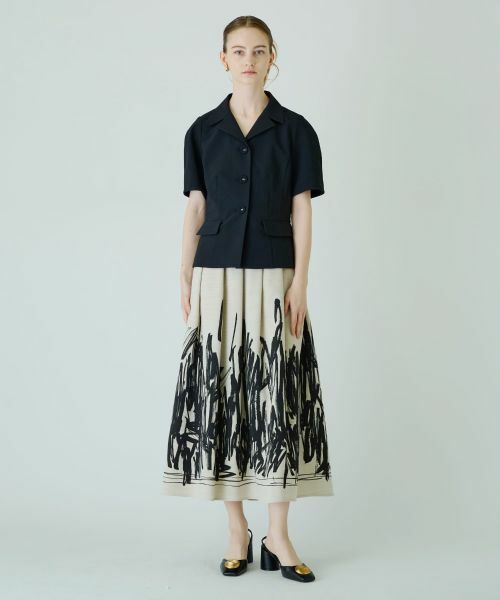 Leilian / レリアン ミニ・ひざ丈スカート | スカート【Leilian WHITE LABEL】 | 詳細1