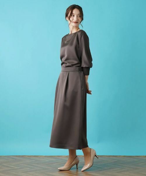 Leilian / レリアン ミニ・ひざ丈スカート | 【店舗人気】【セットアップ対応商品】フレアスカート | 詳細19