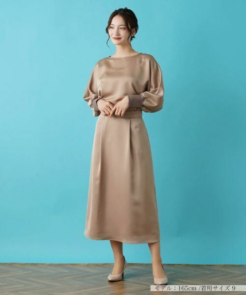 Leilian / レリアン ミニ・ひざ丈スカート | 【店舗人気】【セットアップ対応商品】フレアスカート | 詳細6