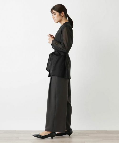 Leilian / レリアン テーラードジャケット | 【きれいめ】洗えるジャケット【Leilian WHITE LABEL】 | 詳細11