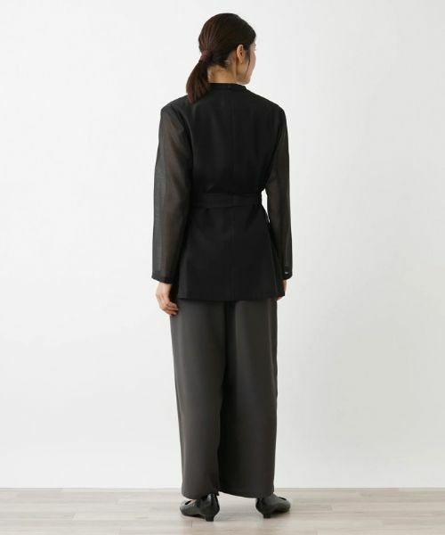 Leilian / レリアン テーラードジャケット | 【きれいめ】洗えるジャケット【Leilian WHITE LABEL】 | 詳細12