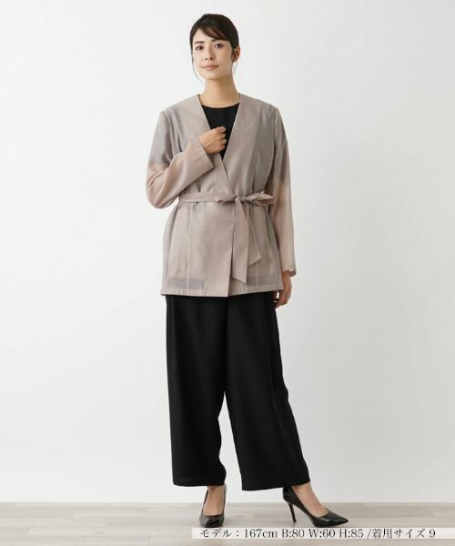 Leilian / レリアン テーラードジャケット | 【きれいめ】洗えるジャケット【Leilian WHITE LABEL】 | 詳細14