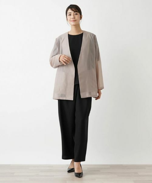 Leilian / レリアン テーラードジャケット | 【きれいめ】洗えるジャケット【Leilian WHITE LABEL】 | 詳細17