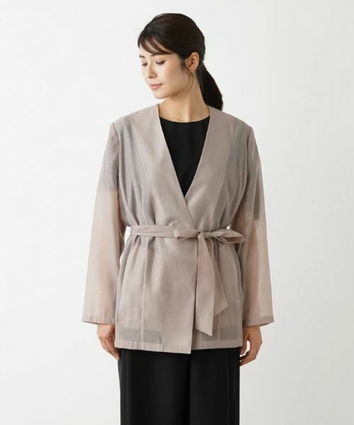 Leilian / レリアン テーラードジャケット | 【きれいめ】洗えるジャケット【Leilian WHITE LABEL】 | 詳細18