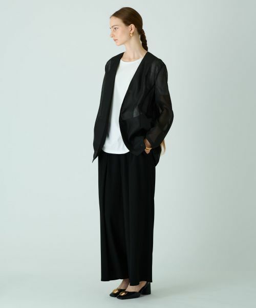 Leilian / レリアン テーラードジャケット | 【きれいめ】洗えるジャケット【Leilian WHITE LABEL】 | 詳細2