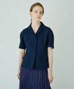 Leilian / レリアン テーラードジャケット | 洗えるカラーシングルジャケット