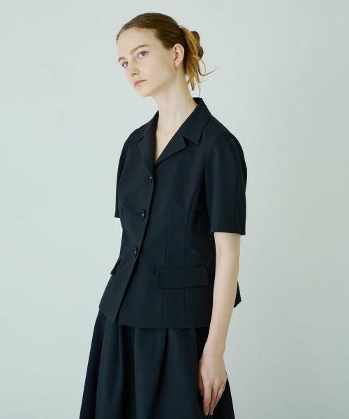 Leilian / レリアン テーラードジャケット | 洗えるカラーシングルジャケット | 詳細1