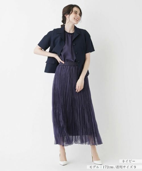 Leilian / レリアン テーラードジャケット | 洗えるカラーシングルジャケット | 詳細15