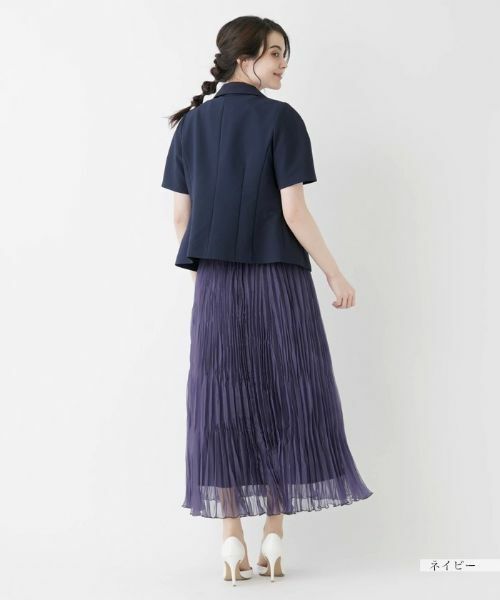 Leilian / レリアン テーラードジャケット | 洗えるカラーシングルジャケット | 詳細17