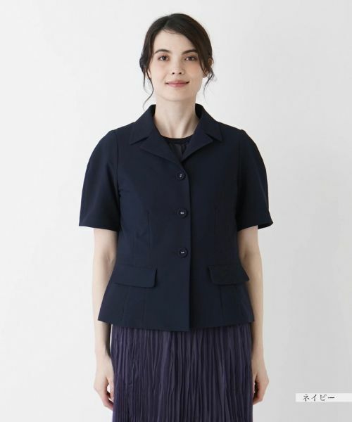 Leilian / レリアン テーラードジャケット | 洗えるカラーシングルジャケット | 詳細18